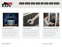 Tablet Screenshot of bieber-edv.de